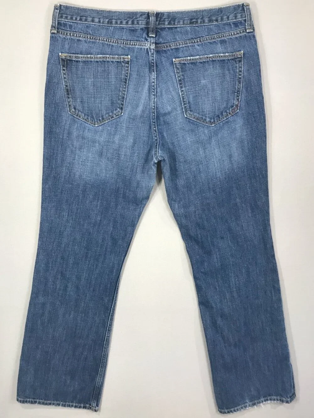 Banana Republic Jeans Men's 36x32 Blue Denim Pants Straight Leg Pockets Cotton